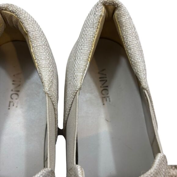 Vince Women's Warren Platform Sneakers Linen Canvas Size 9 - Picture 4 of 8